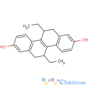 CAS No:138090-06-9 (5R,11R)-5,11-diethyl-5,6,11,12-tetrahydrochrysene-2,8-diol