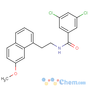 CAS No:138112-91-1 Benzamide,3,5-dichloro-N-[2-(7-methoxy-1-naphthalenyl)ethyl]-