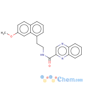 CAS No:138112-94-4 2-Quinoxalinecarboxamide,N-[2-(7-methoxy-1-naphthalenyl)ethyl]-