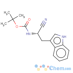CAS No:138165-79-4 Carbamic acid,[1-cyano-2-(1H-indol-3-yl)ethyl]-, 1,1-dimethylethyl ester, (S)- (9CI)