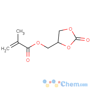CAS No:13818-44-5 (2-oxo-1,3-dioxolan-4-yl)methyl 2-methylprop-2-enoate