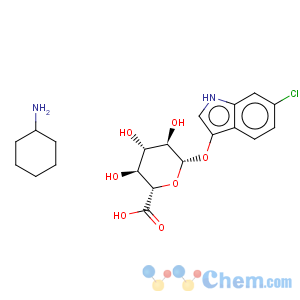 CAS No:138182-20-4 6-Chloro-3-indolyl-beta-D-glucuronic acid cyclohexylammonium salt