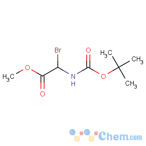 CAS No:138219-39-3 bromo-[[(1,1-dimethylethoxy)carbonyl]amino]acetic acid methyl ester