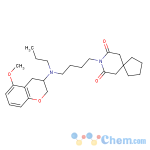 CAS No:138298-79-0 8-[4-[[(3S)-5-methoxychroman-3-yl]-propyl-amino]butyl]-8-azaspiro[4.5]decane-7,9-dione