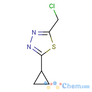 CAS No:138300-59-1 2-(chloromethyl)-5-cyclopropyl-1,3,4-thiadiazole