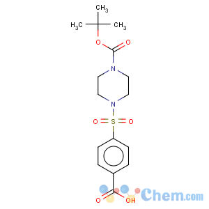 CAS No:138385-00-9 4-((4-(tert-butoxycarbonyl)piperazinyl)sulfonyl)benzoic acid