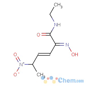 CAS No:138472-01-2 3-Hexenamide,4-ethyl-2-(hydroxyimino)-5-nitro-, (2E,3E)-