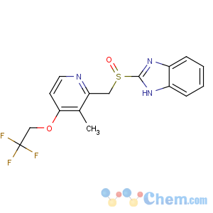 CAS No:138530-95-7 2-[(S)-[3-methyl-4-(2,2,<br />2-trifluoroethoxy)pyridin-2-yl]methylsulfinyl]-1H-benzimidazole