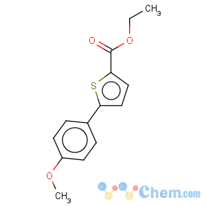 CAS No:13858-71-4 2-Thiophenecarboxylicacid, 5-(4-methoxyphenyl)-, ethyl ester