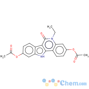 CAS No:138617-19-3 Acetic acid 3-acetoxy-5-ethyl-6-oxo-5,11-dihydro-6H-indolo[3,2-c]quinolin-9-yl ester