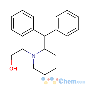 CAS No:13862-07-2 2-(2-benzhydrylpiperidin-1-yl)ethanol