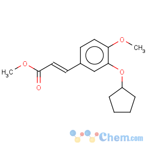CAS No:138715-51-2 methyl 3-[3-(cyclopentyloxy)-4-methoxyphenyl]acrylate