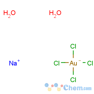 CAS No:13874-02-7 Sodium tetrachloroaurate (III) dihydrate