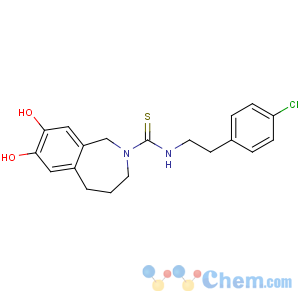 CAS No:138977-28-3 N-[2-(4-chlorophenyl)ethyl]-7,8-dihydroxy-1,3,4,<br />5-tetrahydro-2-benzazepine-2-carbothioamide