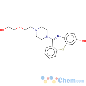 CAS No:139079-39-3 Dibenzo[b,f][1,4]thiazepin-7-ol,11-[4-[2-(2-hydroxyethoxy)ethyl]-1-piperazinyl]-