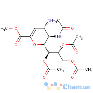 CAS No:139110-70-6 D-glycero-D-galacto-Non-2-enonicacid, 5-(acetylamino)-4-amino-2,6-anhydro-3,4,5-trideoxy-, methyl ester,7,8,9-triacetate
