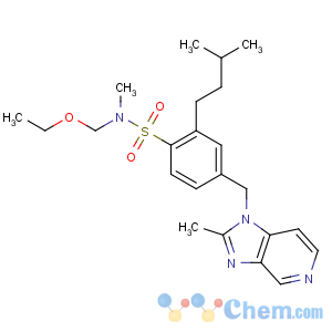 CAS No:139133-27-0 N-(ethoxymethyl)-N-methyl-2-(3-methylbutyl)-4-[(2-methylimidazo[4,<br />5-c]pyridin-1-yl)methyl]benzenesulfonamide