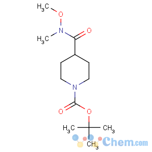 CAS No:139290-70-3 tert-butyl 4-[methoxy(methyl)carbamoyl]piperidine-1-carboxylate