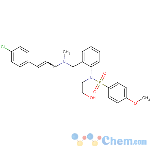 CAS No:139298-40-1 Benzenesulfonamide,N-[2-[[[3-(4-chlorophenyl)-2-propen-1-yl]methylamino]methyl]phenyl]-N-(2-hydroxyethyl)-4-methoxy-