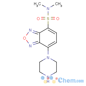 CAS No:139332-64-2 N,N-dimethyl-7-piperazin-1-yl-2,1,3-benzoxadiazole-4-sulfonamide