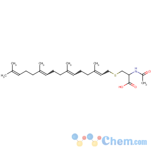 CAS No:139332-94-8 2-acetamido-3-(3,7,11,15-tetramethylhexadeca-2,6,10,<br />14-tetraenylsulfanyl)propanoic acid