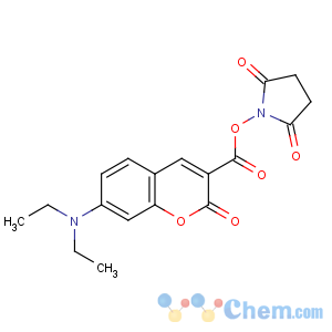 CAS No:139346-57-9 (2,5-dioxopyrrolidin-1-yl) 7-(diethylamino)-2-oxochromene-3-carboxylate