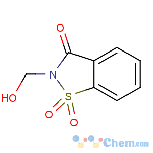 CAS No:13947-20-1 2-(hydroxymethyl)-1,1-dioxo-1,2-benzothiazol-3-one