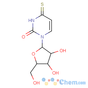 CAS No:13957-31-8 1-[3,<br />4-dihydroxy-5-(hydroxymethyl)oxolan-2-yl]-4-sulfanylidenepyrimidin-2-one