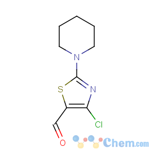 CAS No:139670-00-1 4-chloro-2-piperidin-1-yl-1,3-thiazole-5-carbaldehyde