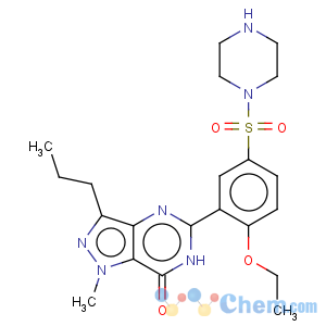 CAS No:139755-82-1 7H-Pyrazolo[4,3-d]pyrimidin-7-one,5-[2-ethoxy-5-(1-piperazinylsulfonyl)phenyl]-1,6-dihydro-1-methyl-3-propyl-