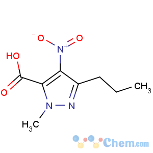 CAS No:139756-00-6 2-methyl-4-nitro-5-propylpyrazole-3-carboxylic acid