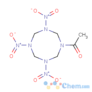 CAS No:13980-00-2 Ethanone,1-(hexahydro-3,5,7-trinitro-1,3,5,7-tetrazocin-1(2H)-yl)-