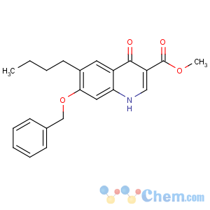 CAS No:13997-19-8 methyl 6-butyl-4-oxo-7-phenylmethoxy-1H-quinoline-3-carboxylate