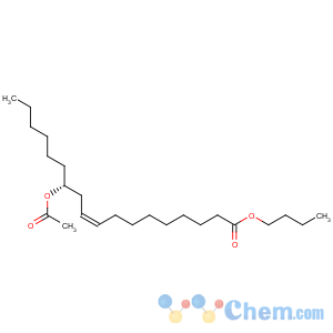 CAS No:140-04-5 9-Octadecenoic acid,12-(acetyloxy)-, butyl ester, (9Z,12R)-