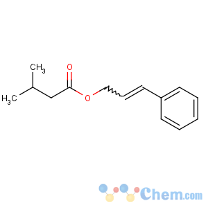 CAS No:140-27-2 3-phenylprop-2-enyl 3-methylbutanoate