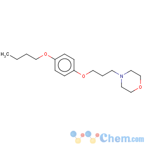 CAS No:140-65-8 Morpholine,4-[3-(4-butoxyphenoxy)propyl]-