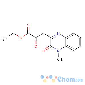 CAS No:14003-39-5 2-Quinoxalinepropanoicacid, 3,4-dihydro-4-methyl-a,3-dioxo-, ethyl ester