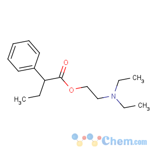 CAS No:14007-64-8 2-(diethylamino)ethyl 2-phenylbutanoate