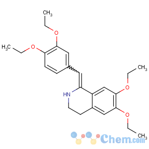 CAS No:14009-24-6 (1Z)-1-[(3,4-diethoxyphenyl)methylidene]-6,7-diethoxy-3,<br />4-dihydro-2H-isoquinoline