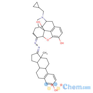 CAS No:140188-23-4 Morphinan-6-one,17-(cyclopropylmethyl)-4,5-epoxy-3,14-dihydroxy-, [(3b)-3-hydroxyestra-1,3,5(10)-trien-17-ylidene]hydrazone,(5a)- (9CI)
