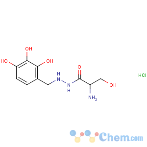 CAS No:14046-64-1 2-amino-3-hydroxy-N'-[(2,3,<br />4-trihydroxyphenyl)methyl]propanehydrazide