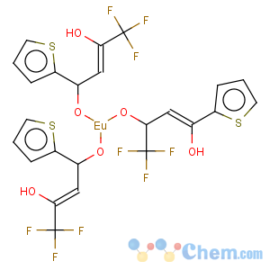CAS No:14054-87-6 tris[4,4,4-trifluoro-1-(2-thienyl)butane-1,3-dionato-O,O']europium