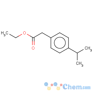 CAS No:14062-21-6 Benzeneacetic acid,4-(1-methylethyl)-, ethyl ester