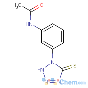 CAS No:14070-48-5 N-[3-(5-sulfanylidene-2H-tetrazol-1-yl)phenyl]acetamide