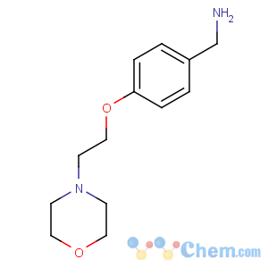 CAS No:140836-69-7 [4-(2-morpholin-4-ylethoxy)phenyl]methanamine