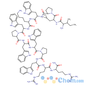 CAS No:140896-21-5 L-Argininamide,L-isoleucyl-L-leucyl-L-prolyl-L-tryptophyl-L-lysyl-L-tryptophyl-L-prolyl-L-tryptophyl-L-tryptophyl-L-prolyl-L-tryptophyl-L-arginyl-