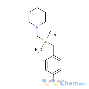 CAS No:140944-31-6 (4-fluorophenyl)methyl-dimethyl-(piperidin-1-ylmethyl)silane