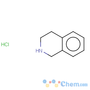 CAS No:14099-81-1 Isoquinoline,1,2,3,4-tetrahydro-, hydrochloride (1:1)