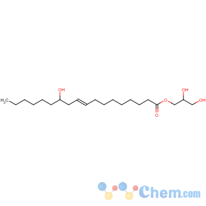 CAS No:141-08-2 9-Octadecenoic acid,12-hydroxy-, 2,3-dihydroxypropyl ester, (9Z,12R)-