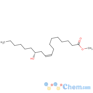 CAS No:141-24-2 9-Octadecenoic acid,12-hydroxy-, methyl ester, (9Z,12R)-